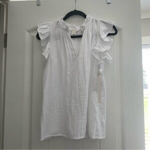 Caslon White Blouse. NWT, size small